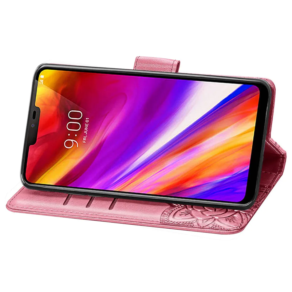 Флип чехол для LG K50 K40 Q60 G7 G8 V50 ThinQ Stylo 5 V20 мини K30 K10 K8 Роскошный чехол-книжка с бумажником для iphone 6 6s 7 8 X XS P05F