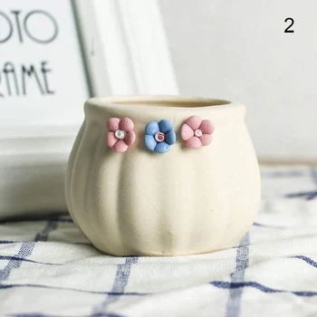 

Beautiful Ceramics Pot Succulent pot Plant Mini Pot Garden Flowerpot Succulent Pot J2Y