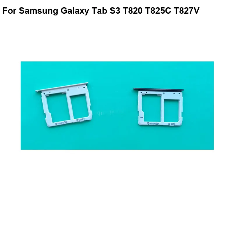 2PCS For Samsung Galaxy Tab S3 T820 T825C T827V New Tested Sim Card Holder Tray Slot S 3 Replacement | Мобильные телефоны и