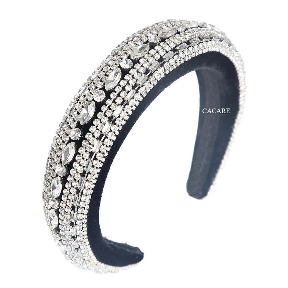 Luxury Rhinestones Headbands for Women Head Bands Jewelry Hairbands Ornaments Bridal Tiara F0012 Multi-Choices Retail Wholesale