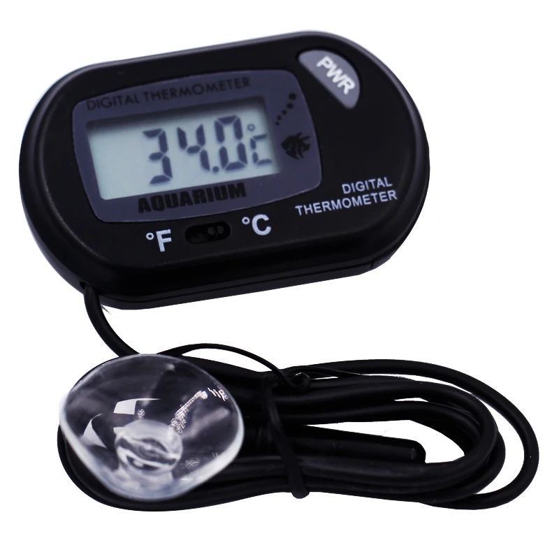 

10pcs Fish Tank Temperature Digital Thermometer High Accuracy Temperature Meter Gauge for Planted Aqquarium Accessories Supplies
