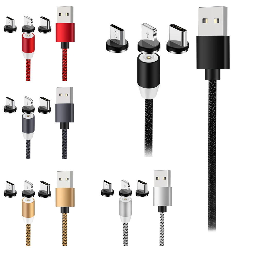 Магнитный зарядный кабель для телефона, кабель USB type-c, кабель для быстрой зарядки, магнитный кабель для мобильного телефона, зарядное устройство USB для Iphone11XRxiaomi