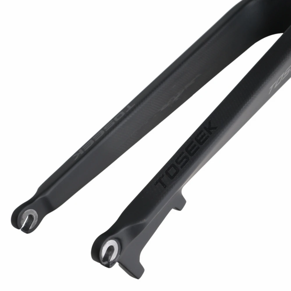 Коническая вилка для горного велосипеда TOSEEK из углеродного волокна жесткие