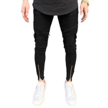

2020 hot sell men designer jeans black jeans men casual male jean skinny motorcycle high quality denim pants