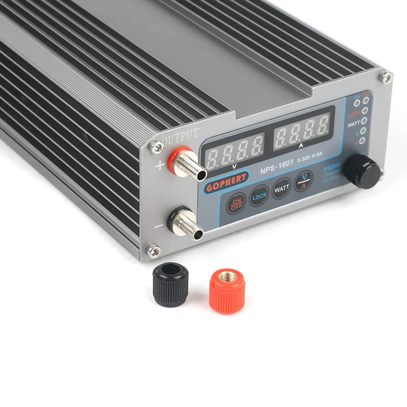 2019 NPS-1601 New Version Laboratory DIY Adjustable Digital Mini Switch DC Power Supply WATT With Lock Function 32V 30V 15V 5A-2