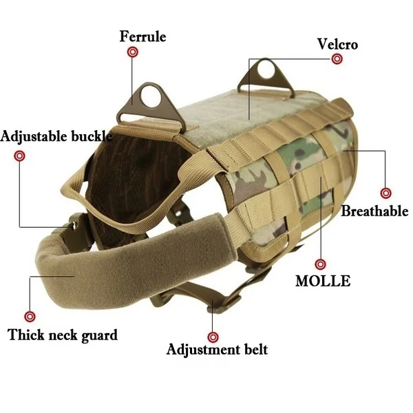 best tactical dog harness
