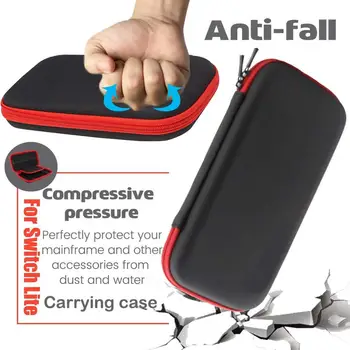 

Carrying Storage Bag for Nintendo Switch Lite 2019, Hard Travel Case with 8 Game Slots and Accessorie with Large Capacity