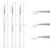 3шт Nail Dotting Pen Лак Полупостоянный Уф Гель Лак Dotting Painting Tools Beauty Маникюр Nail Markers Art Pencil Kit