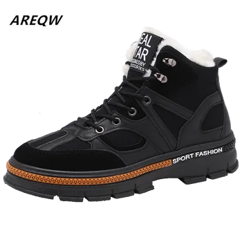 

2019 Spring and Autumn Trend Wild Color PU High To Help Comfortable Men's Casual Shoes with New Men's Shoes