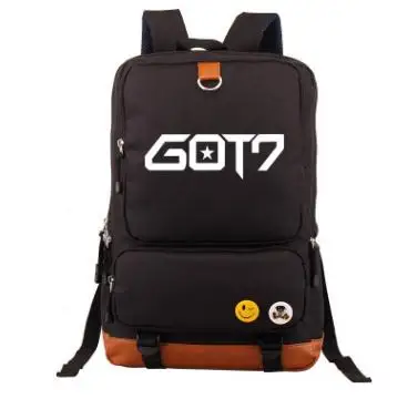 Backpack South Korea got7 peripheral Backpack Travel bag computer bag student bag