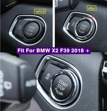 

Chrome Engine Start Stop Push Button Switch Decoration Ring Cover Trim Interior Kit For BMW X2 F39 2018 - 2021 ABS Accessories