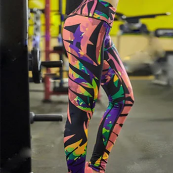 

legging sport pants women yoga pants capri girl tummy control