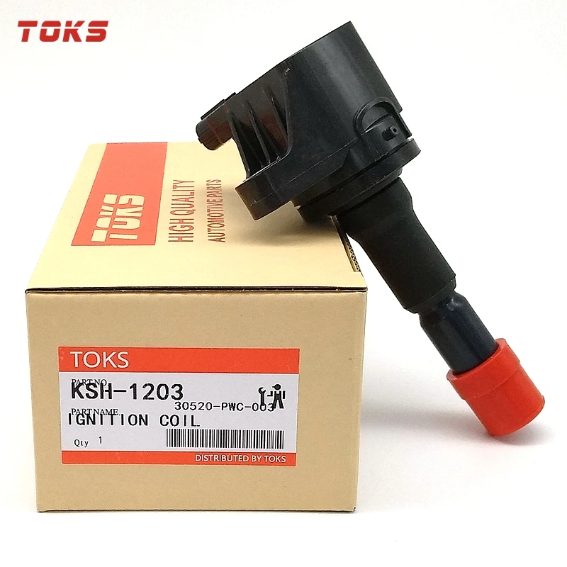 TOKS KSH-1203 катушка зажигания 30520-PWC-003 JP для Honda CITY GE4 2002-2009 JAZZ II GD GE3 GE2 2001-2008 Saloon 2002-2008 |