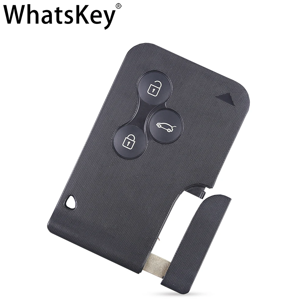 WHATSKEY 433MHZ ID46 PCF7947 CHIP REMOTE SMART CAR KEY FOR RENAULT II GRAND SCENIC MEGANE 2 3 CARD KEY