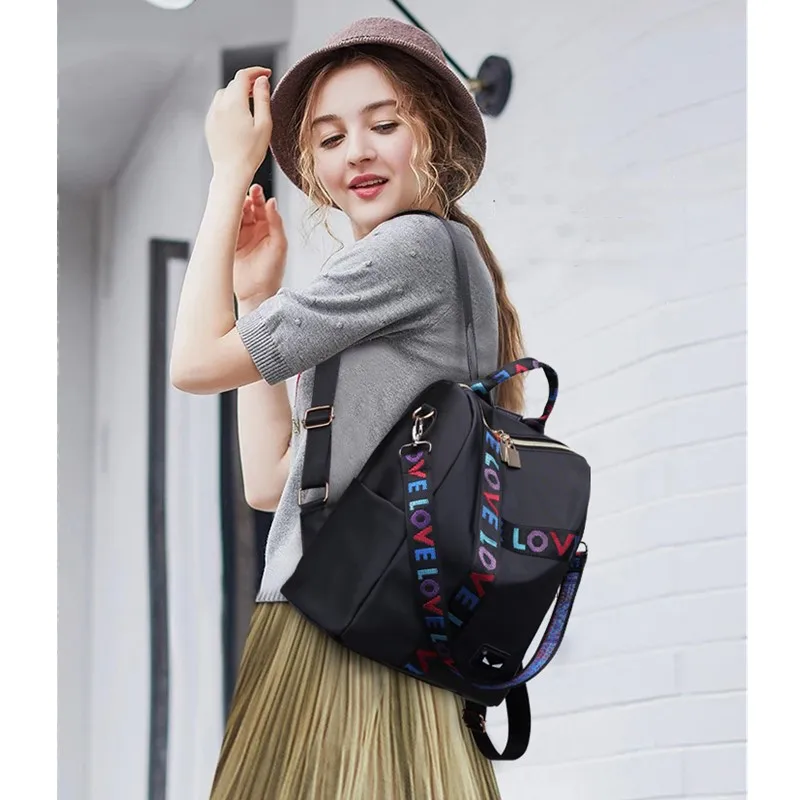 Женский рюкзак из ткани Оксфорд, школьный рюкзак, школьные сумки для девочек-подростков, рюкзак