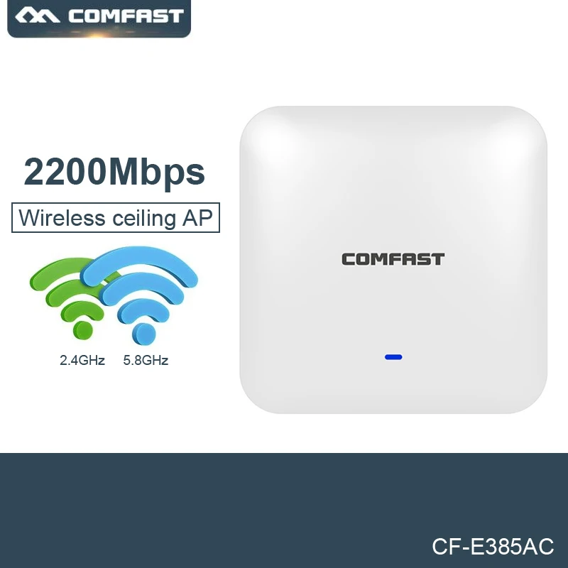 

CF-E385AC 2200Mbps Ceiling Indoor Wireless Router AP Dual Band WiFi Access Point Antenna 48vpoe Wi fi Signal Amplifier router