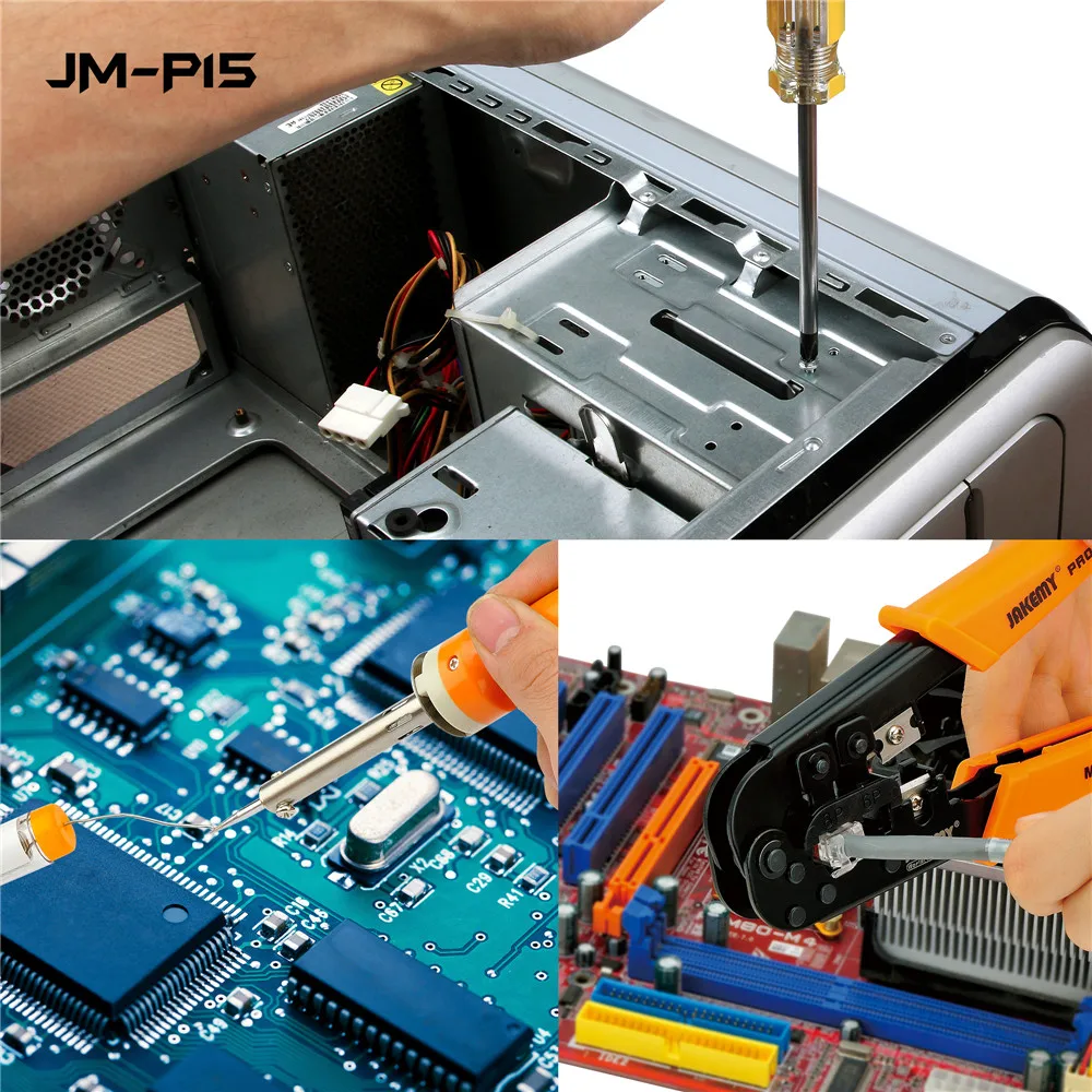 17 in 1 Networking Repair Tool RJ45 RJ11 RJ12 CAT5 CAT5e Portable LAN Network Repair Tool 4