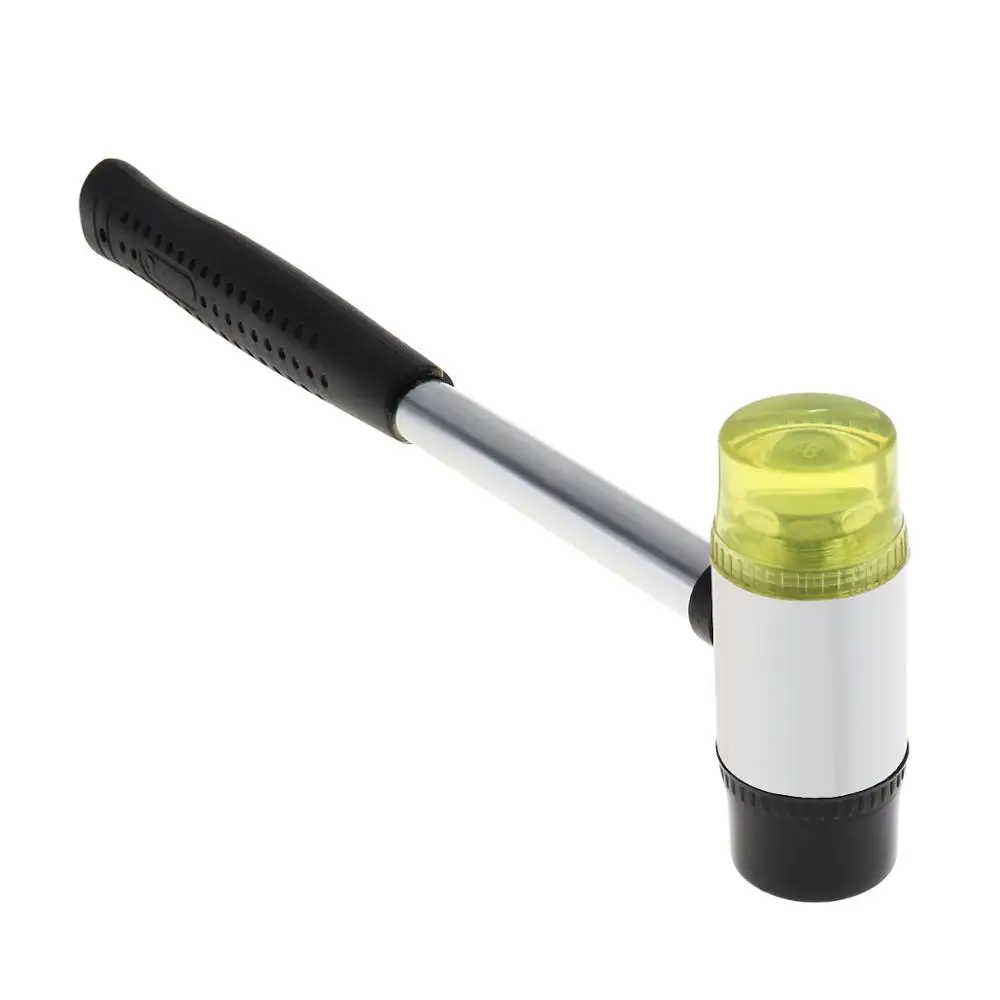 30mm 35mm 40mm Rubber Hammer Head Double Faced Work Glazing Window Beads Hammer with Replaceable Nylon Head Mallet Tool rubber hammer