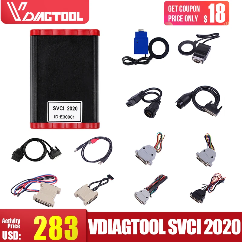 Comprar VDIAGTOOL FVDI2020 funda FVDI V2014 V2015 V2018 versión completa No limitada Fvdi Abrite Commander 21 Software dvci2019 actualización en línea