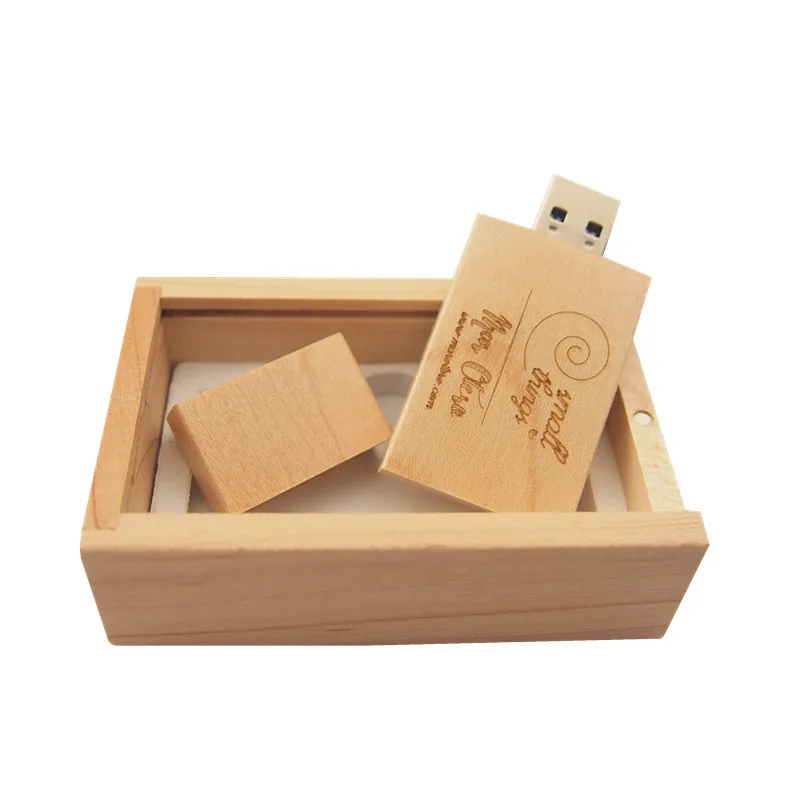 USB 2 0 деревянный кленовый флеш накопитель 8 ГБ 16 32 ГБ|USB флэш-накопители| |