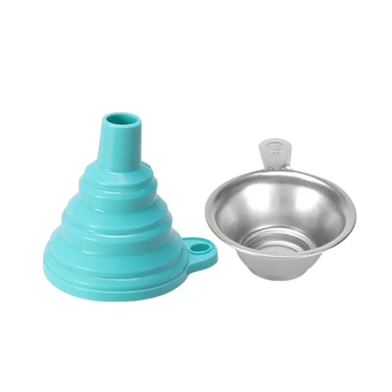 

1Set Metal UV Resin Filter Cup and Silicone Funnel Disposable for 3D Printer Kit
