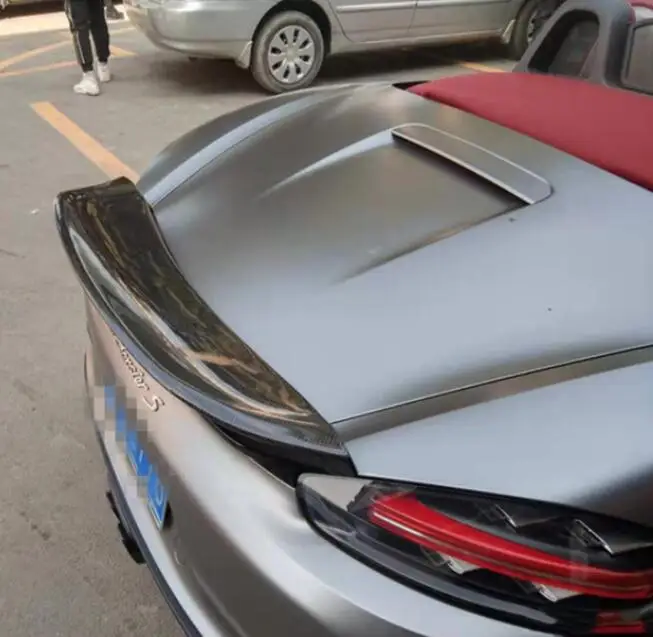 981 углеродное волокно заднее крыло багажника фотогодов для Porsche Cayman Boxster GT4 2013 2014