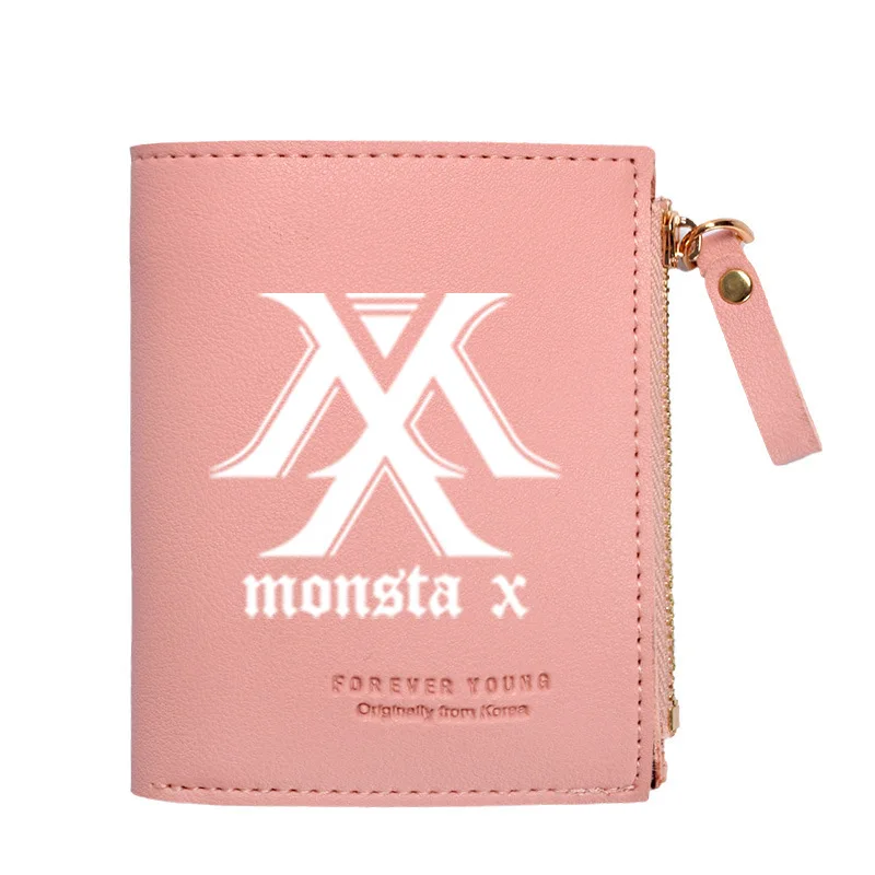 

KPOP MONSTA X Combination Wallet Ladies Short Wallet Student Coin Purse Drioshipping