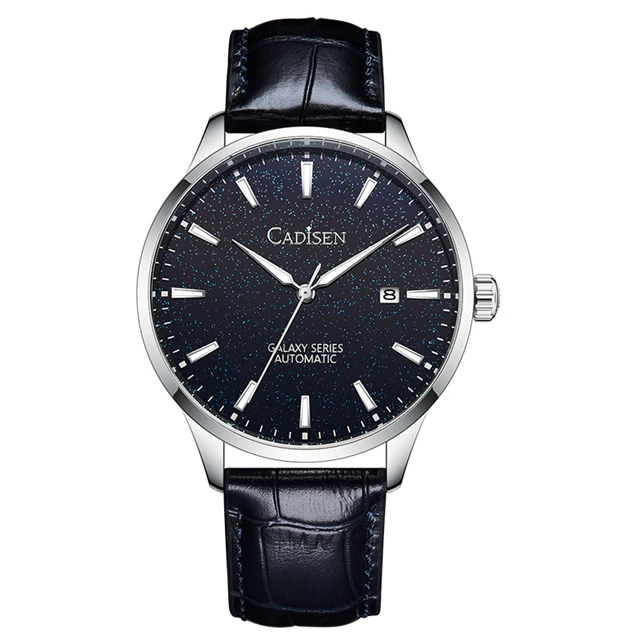 CADISEN New Pilot Series Men's Watch Luxury Sapphire Glass 100M Waterproof Automatic Watch Stainless Steel Mechanical Wristwatch 
