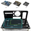 Computer Gaming Case ATX Micro ATX ITX Motherboard PC Cases DIY Mini Open Acrylic + Metal Frame Desktop Cases ► Photo 1/5