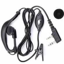 10x G Форма 2Pin наушники Динамик гарнитуры иди и болтай Walkie Talkie для Kenwood радио Baofeng UV-5R BF-888S UV-82 RETEVIS H777 RT7 для QUANSHENG