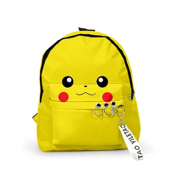 

Cartoon Pokemon Backpack Anime Lovely School Backpacks Pikachu Travel School Bag For Children Kids Book Bags