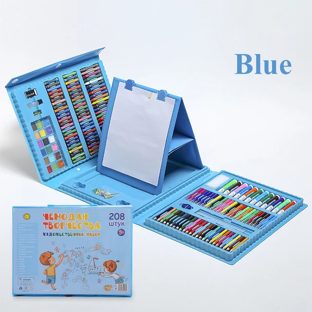 208pcs Childrens Art Supplies Drawing Art Kit Watercolor - Temu