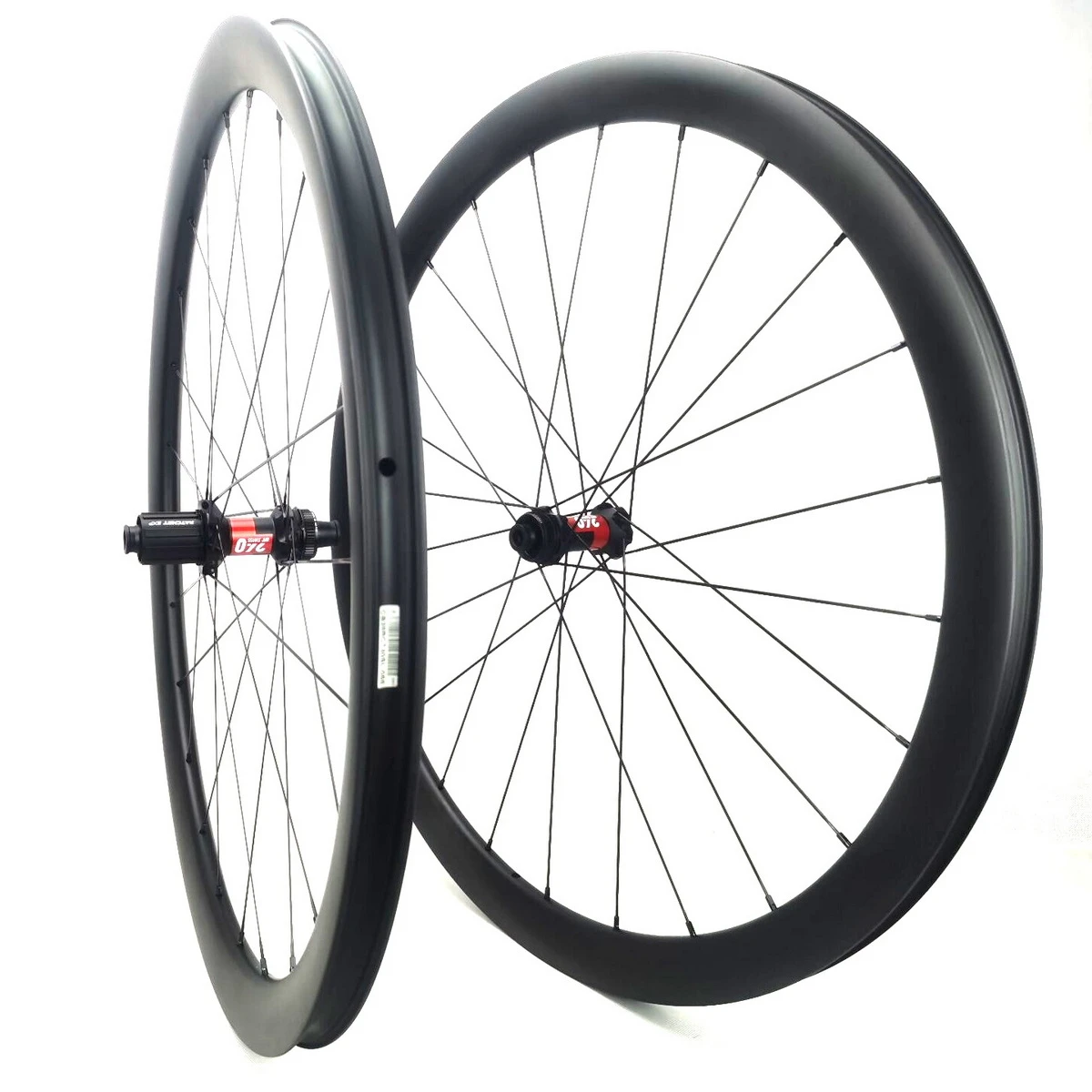 Ruedas de carbono sin cámara para bicicleta de carreras, juego de ruedas superligeras con freno de disco de 35mm, 40mm, 45mm y 50mm ancho, 25mm|Rueda de bicicleta| - AliExpress