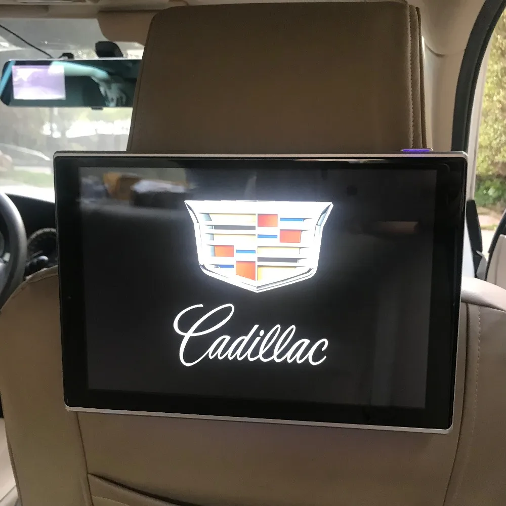 Special Offers Auto Display Rear Seat Entertainment Android 7.1 Systeem Hoofdsteun DVD Screen Voor Cadillac Alle Modellen TV Monitor 11.8 inch IPS volledige