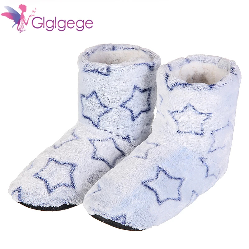 

Glglgege 2019 New Plush Cotton Home Indoor Winter warm Slippers Girls Bedroom Family Shoes Ladies Slipper Warm Floor Women