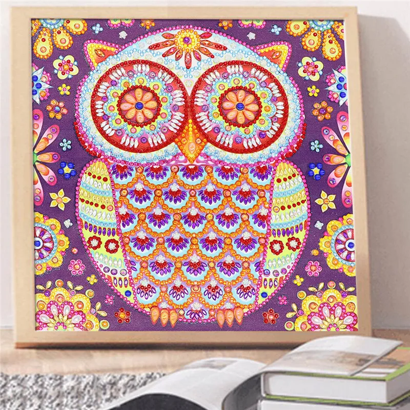 5D DIY алмазная живопись специальный алмаз мультфильм Цветочная вышивка крестиком декоративные наклейки - Цвет: 15