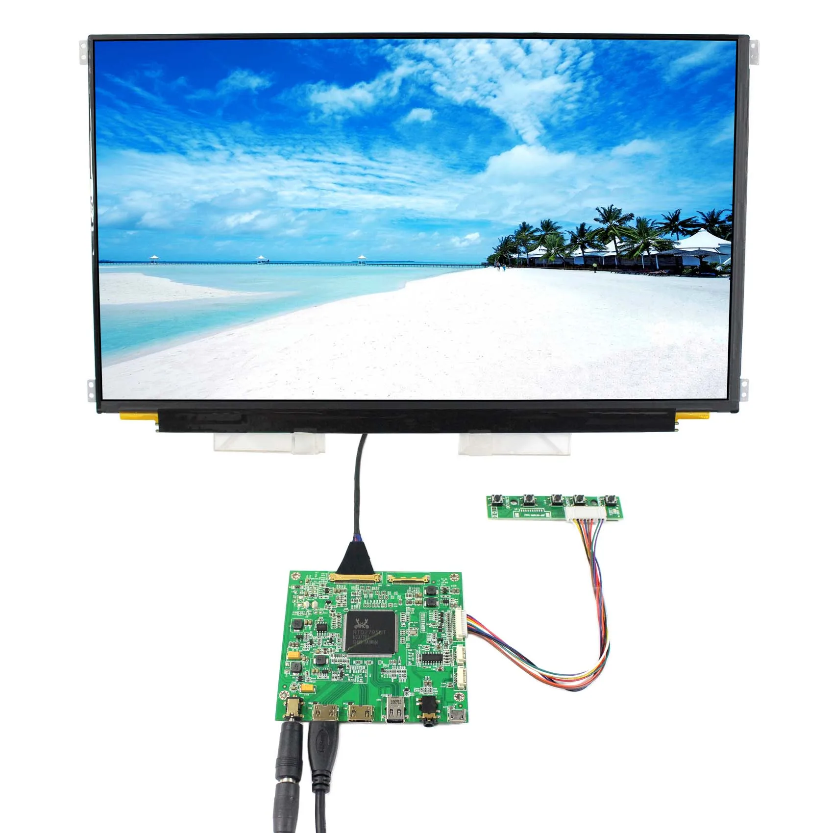 15,6 дюймов 3840X2160 ips ЖК-экран LQ156D1JW04 работа с Mini HDMI Тип C ЖК-плата контроллера