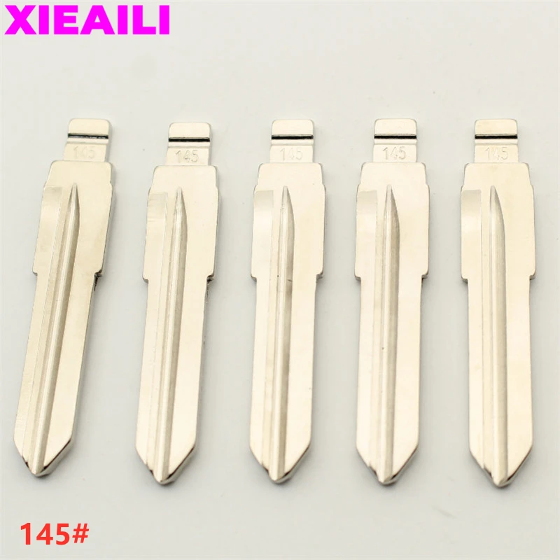 

XIEAILI 50 шт./лот для 145 # металлический пустой необработанный флип KD дистанционный ключ для Mazda Новый 3/CX5/Axela S876