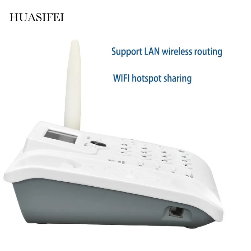 Roteador de Telefone sem Fio Fixa sem Fio Huasifei Wifi Cartão Sim Linha Hotspot Banda Larga Tele Telefone Volta Roteador Wi-fi 4g Lte 5 sem fio 4g cartão sim linha fixa