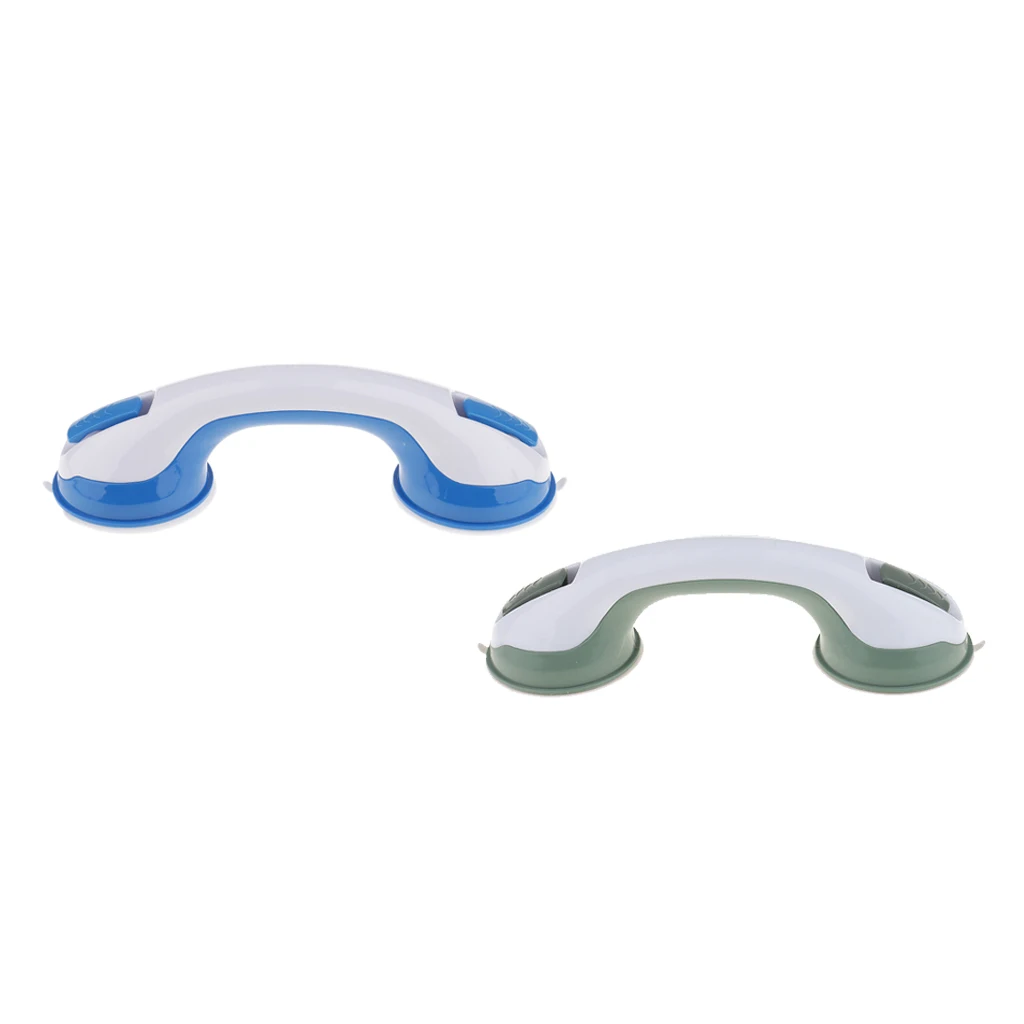 2 Pack Super Suction Bath Tub Helping Handle Safety Balance Grab Bar Handrail Grip For Bathroom Shower