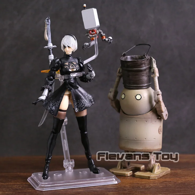 NieR Automata 2B & Machine Lifeform ПВХ фигурка куклы YoRHa No.2 Тип B Коллекционная модель