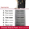 Name Engraving Men Wallets Double Zipper Coin Pocket Men Purse With Chain High Quality Card Holder Wallet For Man 6