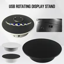 USB Электрический поворотный стол 360 градусов вращающийся дисплей стенд