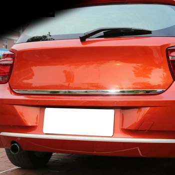 

For BMW 1 Series 2012-2014 F20 Accessories Steel Rear Door Decorative Strips Trim 1Pc Only fit for 5-Door Vehicles
