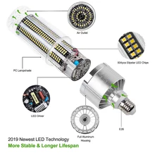Высокомощная лампа 60 Вт супер яркий светодиодный лампочка с E27 большой Mogul Базовый адаптер для большой площади коммерческий потолок освещение
