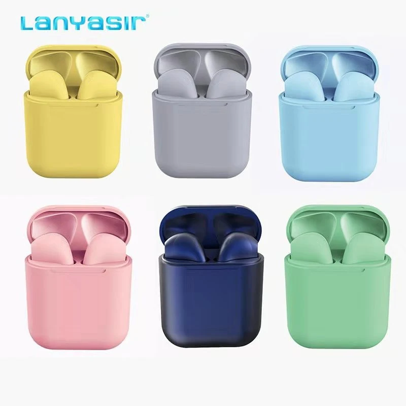

Lanyasir Bluetooth Earphone InPods 12 Wireless Headphons Wireless Bluetooth Earphones for All Smart Phone Sport Earbuds Headset