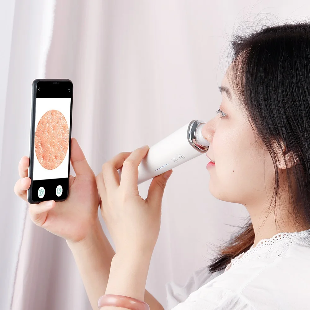 US $25.06 Visual Blackhead Remover Magnify 20X Camera Wireless WIFI Blackhead Removal Facial Cleaner Suck Out Blackhead Reduce Acne Pimple