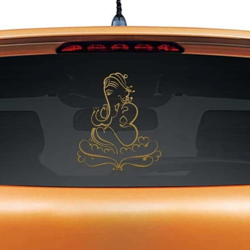 Art Ganesh Murals Car Window Side Decal Rear Glass Art Decor Tribe