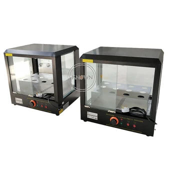 

12 moulds pizza cone display snack display with electric heating