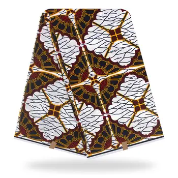 

2020 Ankara African Wax Prints Fabric Nigeria Real Veritable Guaranteed Wax Fabric 100% Cotton 6 Yards